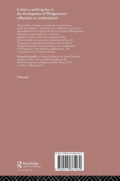 Produktbild: Wittgenstein's Philosophy of Mathematics