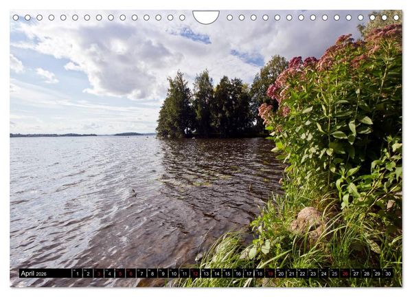 Produktbild: FINNLAND &ndash; Traumhafte Landschaften (CH - Version) (Wandkalender 2026 DIN A4 quer), CALVENDO Monatskalender