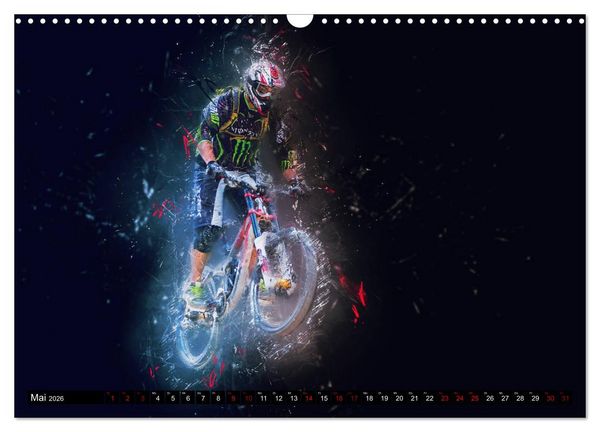 Produktbild: Downhill Explosion (Wandkalender 2026 DIN A3 quer), CALVENDO Monatskalender