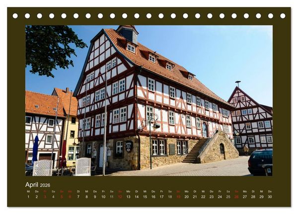 Produktbild: Fachwerk in Nordhessen (Tischkalender 2026 DIN A5 quer), CALVENDO Monatskalender