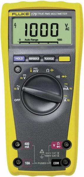 Fluke 179 Hand-Multimeter digital CAT III 1000 V, CAT IV 600 V Anzeige (Counts): 6000