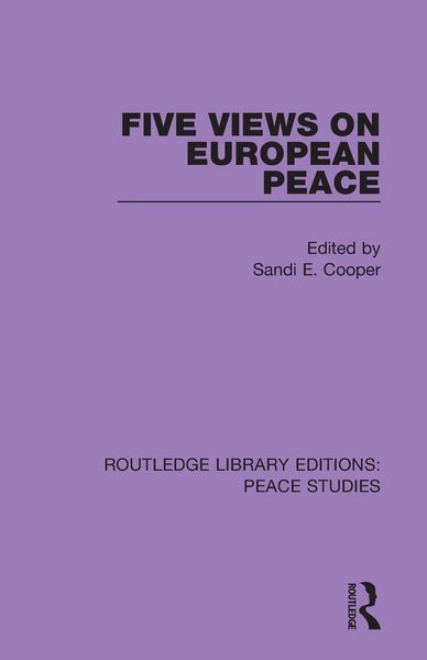 Produktbild: Five Views on European Peace