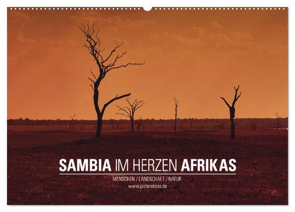 Produktbild: SAMBIA IM HERZEN AFRIKAS (Wandkalender 2026 DIN A2 quer), CALVENDO Monatskalender