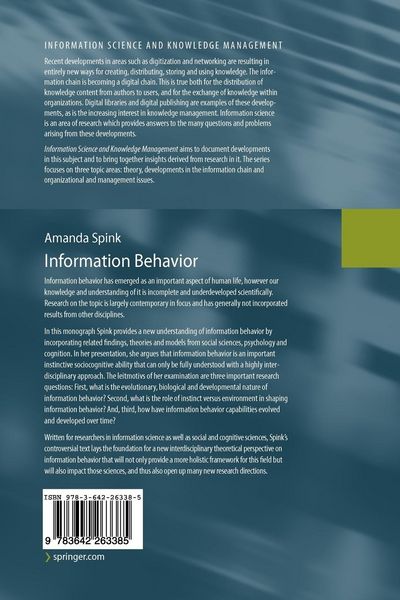 Produktbild: Information Behavior
