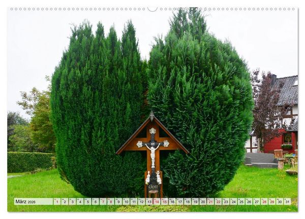 Produktbild: Eicherscheid - Ein Eifeldorf mit Charme und Sch&ouml;nheit (hochwertiger Premium Wandkalender 2026 DIN A2 quer), Kunstdruck in Hochglanz