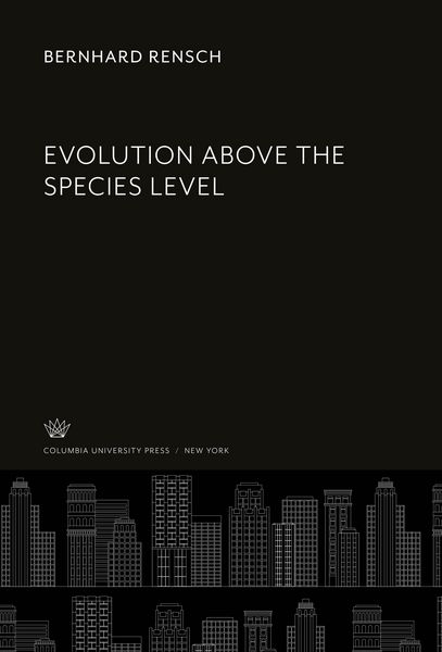 Produktbild: Evolution Above the Species Level