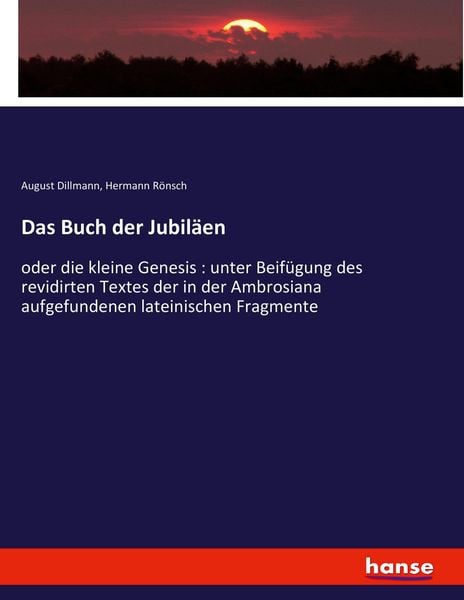Produktbild: Das Buch der Jubil&auml;en