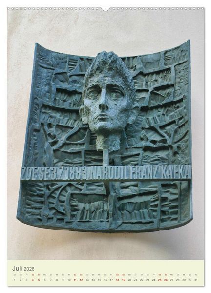 Produktbild: J&uuml;disches Prag (Wandkalender 2026 DIN A2 hoch), CALVENDO Monatskalender