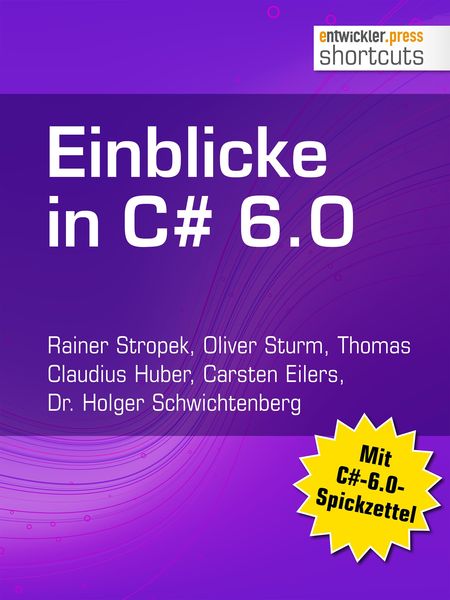 Produktbild: Einblicke in C# 6.0