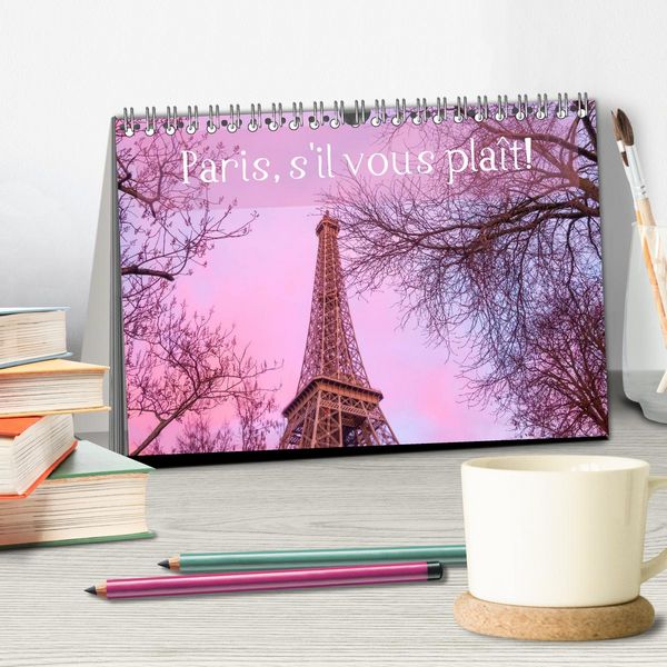 Produktbild: Paris, s'il vous pla&icirc;t! (Tischkalender 2026 DIN A5 quer), CALVENDO Monatskalender