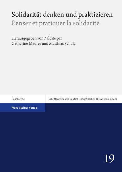 Produktbild: Solidarit&auml;t denken und praktizieren / Penser et pratiquer la solidarit&eacute;
