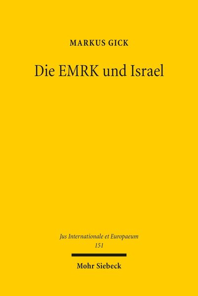 Produktbild: Die EMRK und Israel