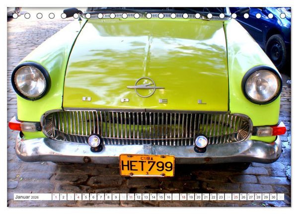 Produktbild: OPEL REKORD P1 (Tischkalender 2026 DIN A5 quer), CALVENDO Monatskalender