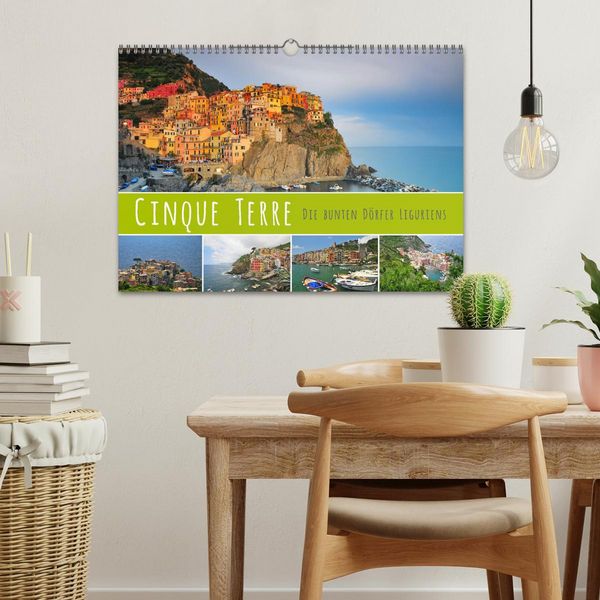 Produktbild: Cinque Terre - die bunten D&ouml;rfer Liguriens (Wandkalender 2026 DIN A3 quer), CALVENDO Monatskalender