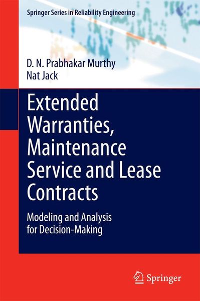 Produktbild: Extended Warranties, Maintenance Service and Lease Contracts