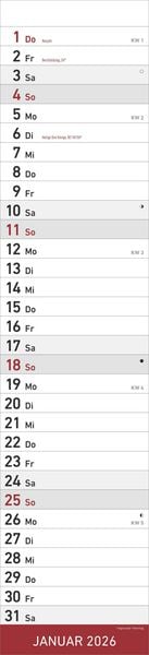 Produktbild: Geburtstagskalender Mini - immerw&auml;hrend - (9,5 x 33)