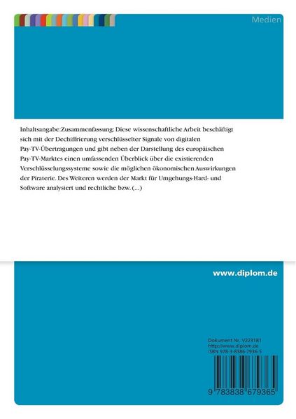 Produktbild: Pay-TV-Piraterie in Europa
