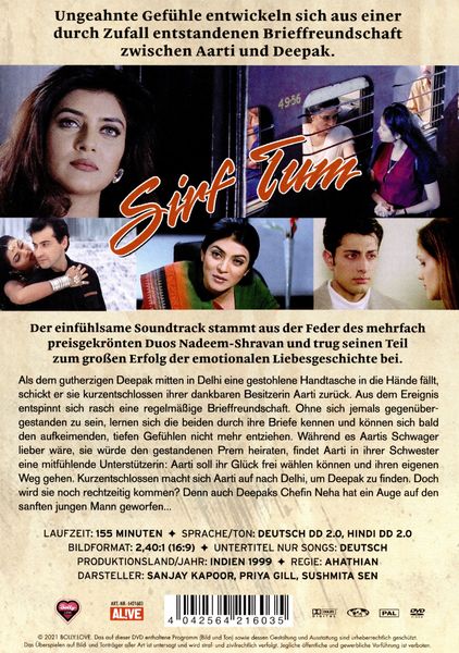 Produktbild: Nur du allein - Sirf Tum
