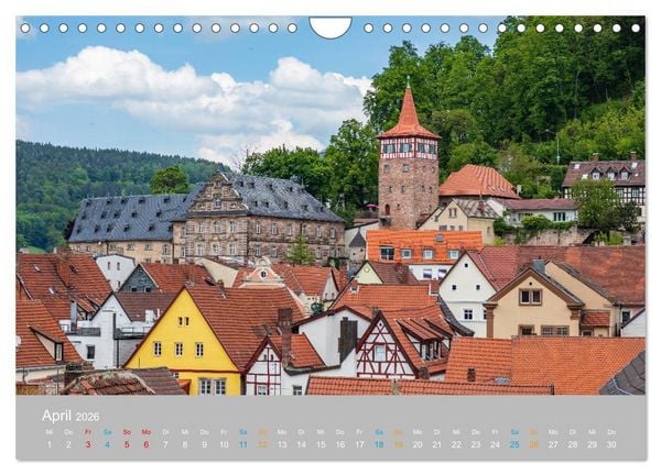 Produktbild: Kulmbach - zu F&uuml;&szlig;en der Plassenburg (Wandkalender 2026 DIN A4 quer), CALVENDO Monatskalender