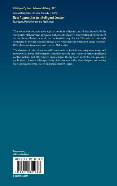 Produktbild: New Approaches in Intelligent Control