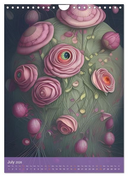Produktbild: Enchanted Eyes (Wall Calendar 2026 DIN A4 portrait), CALVENDO 12 Month Wall Calendar