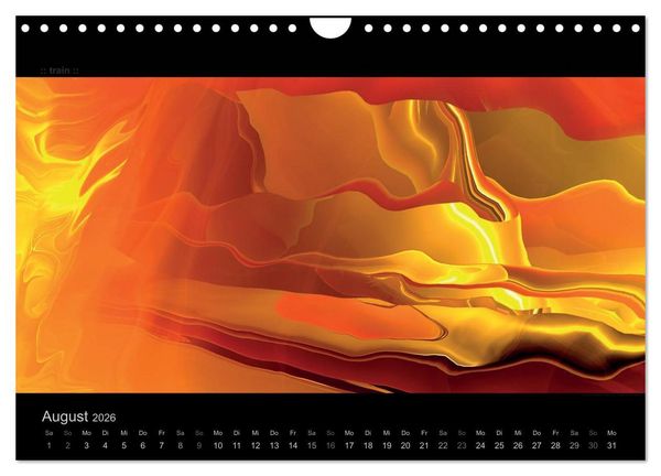 Produktbild: Abstrakte Kunst (Wandkalender 2026 DIN A4 quer), CALVENDO Monatskalender