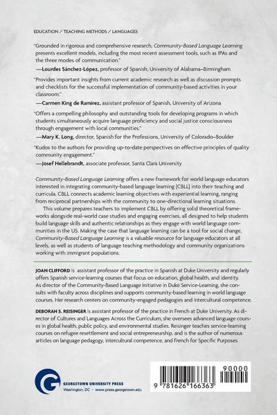 Produktbild: Community-Based Language Learning