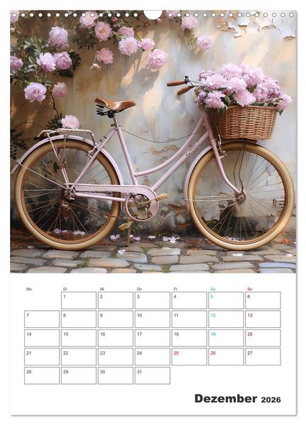 Produktbild: Fahrradpoesie (Wandkalender 2026 DIN A3 hoch), CALVENDO Monatskalender