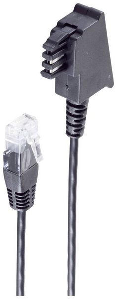 Produktbild: Shiverpeaks DSL Anschlusskabel [1x TAE-F-Stecker - 1x RJ45-Stecker 8p2c] 10m Schwarz