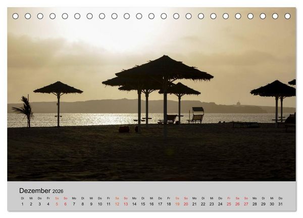 Produktbild: Boa Vista - Perle der Kapverden (Tischkalender 2026 DIN A5 quer), CALVENDO Monatskalender