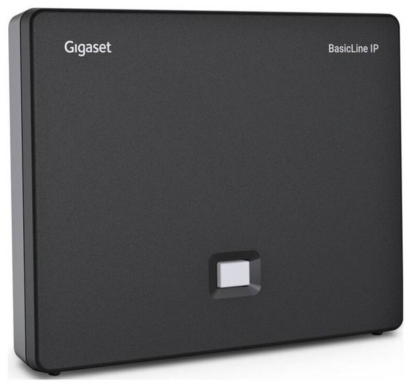 Produktbild: Gigaset BasicLine IP+COMFORT 500HX DECT, GAP, IP-DECT/GAP, VoIP Schnurloses Telefon VoIP Schwarz/Silber