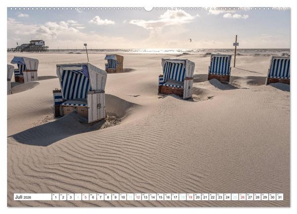 Produktbild: Faszination Sankt Peter-Ording (Wandkalender 2026 DIN A2 quer), CALVENDO Monatskalender