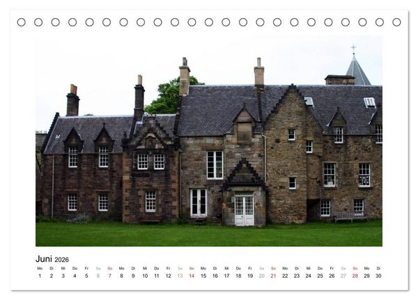 Produktbild: Edinburgh - Ansichten einer Stadt (Tischkalender 2026 DIN A5 quer), CALVENDO Monatskalender