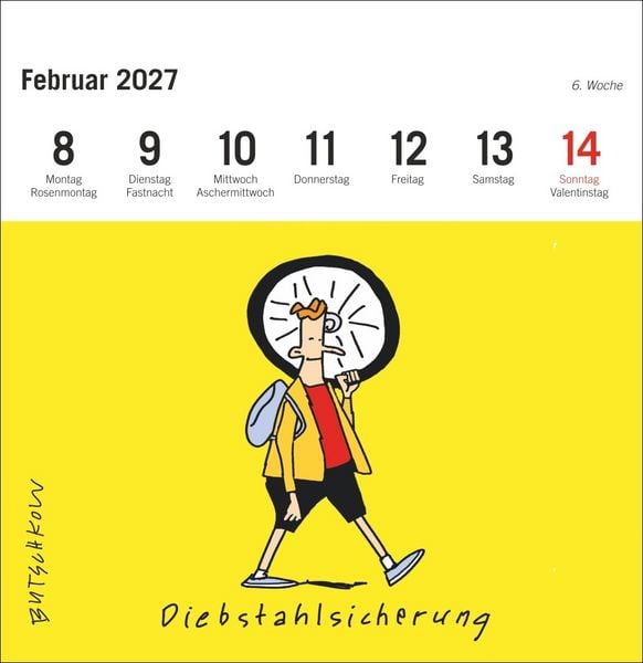 Produktbild: Peter Butschkow: Fahrrad unser Premium-Postkartenkalender 2027