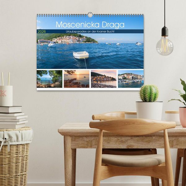 Produktbild: Moscenicka Draga 2026 - Urlaubsparadies an der Kvarner Bucht (Wandkalender 2026 DIN A3 quer), CALVENDO Monatskalender
