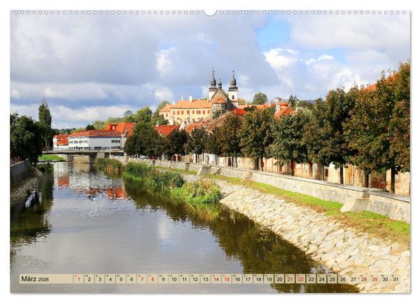 Produktbild: Trebitsch und Schloss Jarmeritz (Wandkalender 2026 DIN A2 quer), CALVENDO Monatskalender