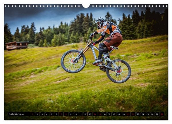 Produktbild: Downhill Action (Wandkalender 2026 DIN A3 quer), CALVENDO Monatskalender