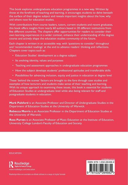 Produktbild: Understanding Education Studies