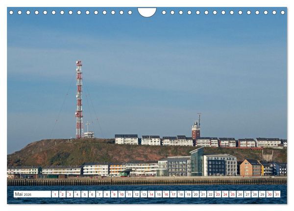 Produktbild: Helgoland - Hochseeinsel in der Nordsee (Wandkalender 2026 DIN A4 quer), CALVENDO Monatskalender