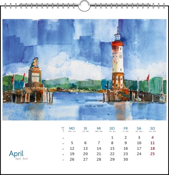Produktbild: Bodensee Aquarell 2027