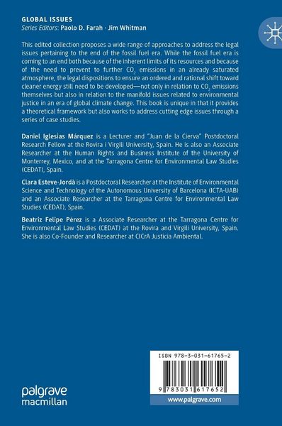 Produktbild: Legal Challenges at the End of the Fossil Fuel Era