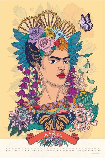 Produktbild: Frida Kahlo Wandkalender 2027