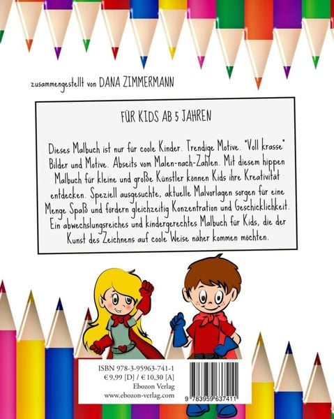 Produktbild: Malbuch f&uuml;r coole Kids