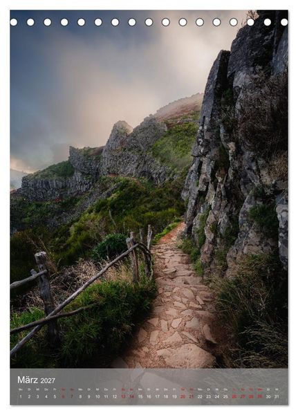Produktbild: Madeira - Zauber einer Insel (Tischkalender 2027 DIN A5 hoch), CALVENDO Monatskalender