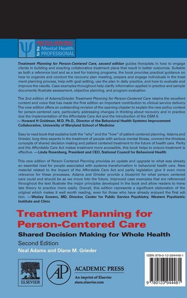 Produktbild: Treatment Planning for Person-Centered Care