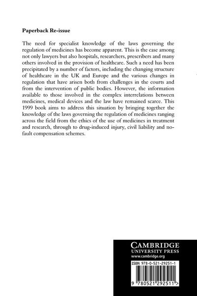 Produktbild: Medicines, Medical Devices and the Law