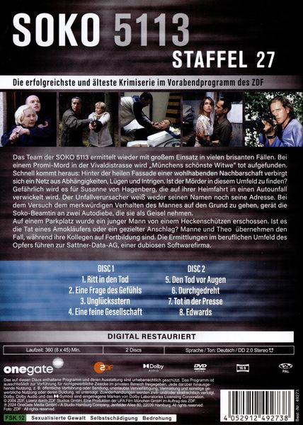 Produktbild: Soko 5113 - Staffel 27 [2 DVDs]
