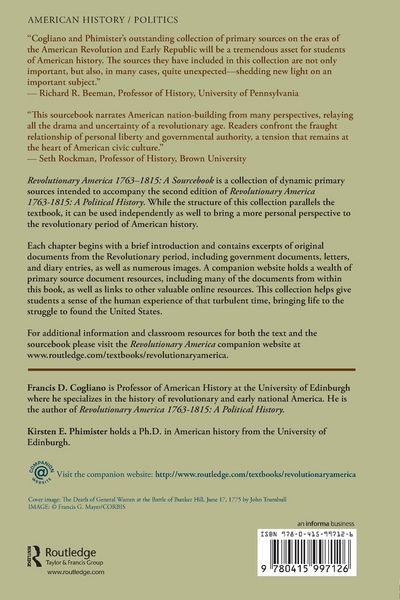 Produktbild: Revolutionary America, 1763-1815