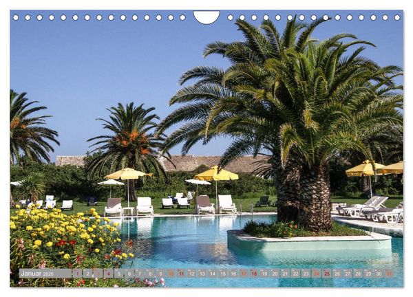 Produktbild: Erholung auf Korfu im St. Georg's Bay Country Club (Wandkalender 2026 DIN A4 quer), CALVENDO Monatskalender