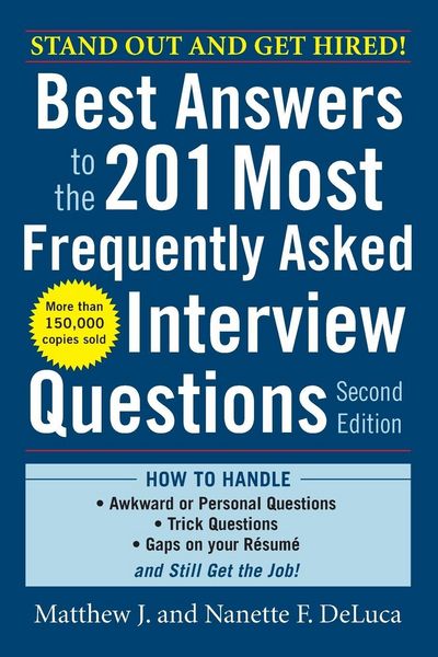 Produktbild: Best Answers to the 201 Most Frequently Asked Interview Questions, Second Edition